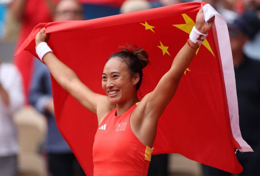 Olympic women's singles gold medal match: Zheng Qinwen beats Donna Vekic