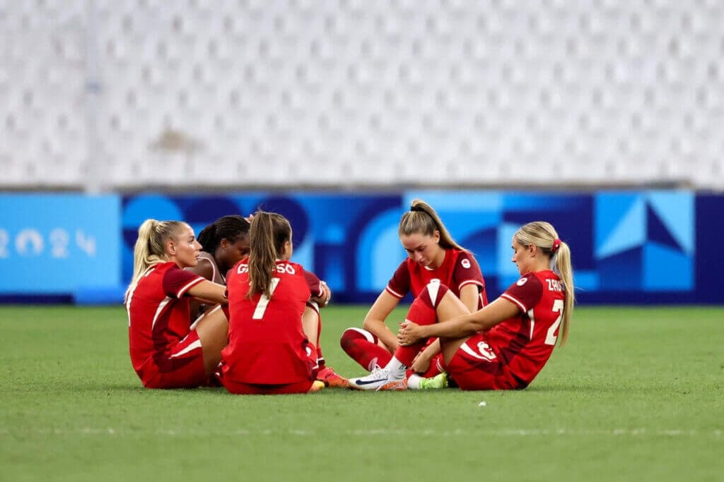 Canada’s Olympic gold medal defense ends: ‘To have gotten this far is a testament to our group’