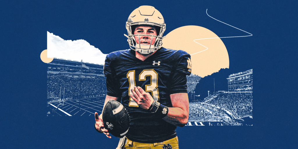 Notre Dame’s Riley Leonard, the small-town QB with big-time ambitions