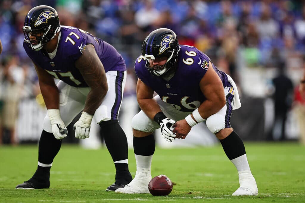 Ravens insist they believe in their young offensive linemen. They better be right