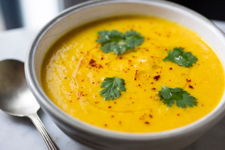 Image for Lemony Carrot and Cauliflower Soup