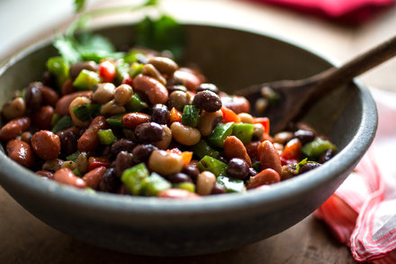 Image for 3-Bean Good Luck Salad With Cumin Vinaigrette