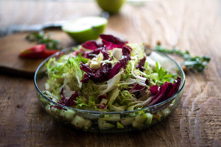 Image for Apple and Bitter Lettuces Salad