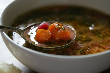 Image for Beautiful Soup (Vegetable Soup With Beets, Dill and Orange Zest)