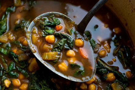 Image for Moroccan Chickpeas With Chard