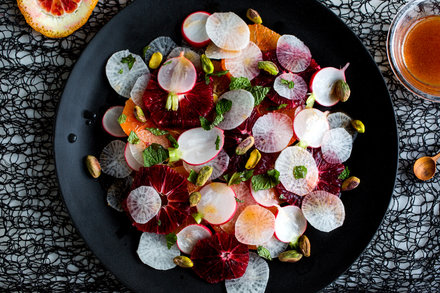 Image for Orange and Radish Salad With Pistachios