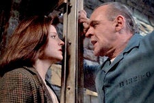 Jodie Foster and Anthony Hopkins in “The Silence of the Lambs.”