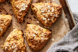 Image for Pumpkin-Ginger Oat Scones