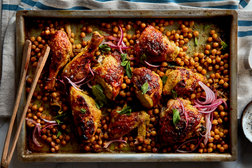 Image for Sheet-Pan Chicken With Chickpeas, Cumin and Turmeric