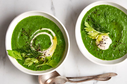 Image for Vegan Broccoli Soup With Cashew Cream