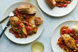 Image for One-Pan Chicken With Peperonata and Olives