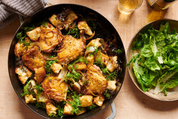 Image for Chicken With Caramelized Onions and Croutons