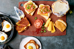 Image for Grilled Cheese With Jalapeño, Tomato and Fried Egg