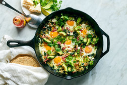 Image for Green Shakshuka With Avocado and Lime