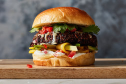 Image for Jamie Oliver’s Vegetarian Black Bean Burgers