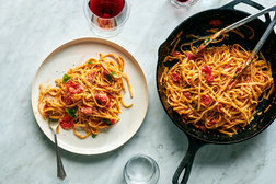 Image for One-Pan Bruschetta Spaghetti