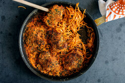 Image for One-Pan Crispy Spaghetti and Chicken