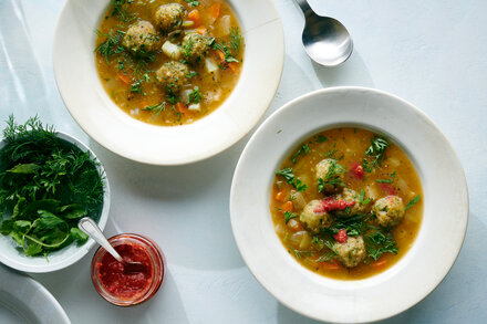 Image for Vegan Matzo Ball Soup