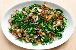 Image for Sheet-Pan Roasted Mushrooms and Spinach