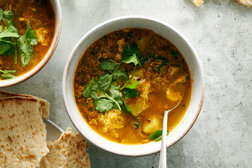 Image for Eshkeneh-yeh Adas (Lentil Egg Drop Soup)