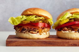 Image for Smashed Cabbage and Mushroom Veggie Burgers