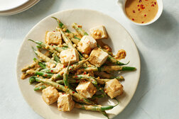 Image for Green Bean and Tofu Salad With Peanut Dressing