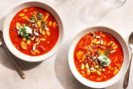 Image for Slow Cooker Harissa Bean and Couscous Stew