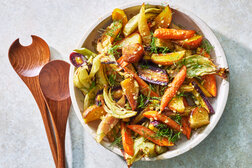 Image for Roasted Vegetables With Creamy Coconut Dressing