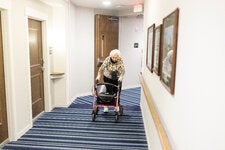 Florence Reiners, a resident of the Waters of Excelsior in Excelsior, Minn.