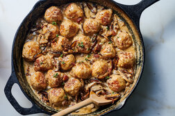 Image for Coq au Vin Blanc Meatballs