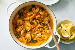 Image for Kaddu With Greens and Shrimp