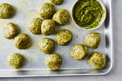 Image for Chicken Pesto Meatballs