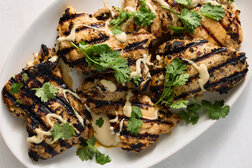 Image for Grilled Tahini-Honey Chicken Thighs