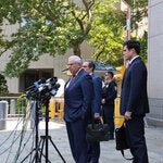 Senator Robert Menendez, addressing the news media after the guilty verdict was announced in his corruption trial, vowed to appeal. 