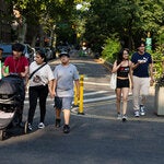 During the day, 34th Avenue is for pedestrians and cyclists.