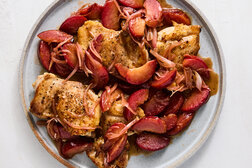 Image for Chicken Thighs With Fresh Plum Agrodolce