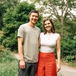 Esteban Selaya and Veronica Pessino in Manhattan, near their new co-op apartment. After moving from California, the couple had been renting a one-bedroom in Hudson Yards.