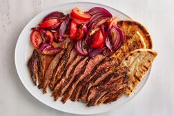 Image for Harissa-Grilled Steak With Juicy Tomatoes 