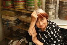 Agnès Varda at home in 2009.