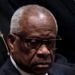 Customs and Border Protection records revealed that Justice Clarence Thomas and his wife, Virginia Thomas, left, took a round trip between Hawaii and New Zealand in November 2010 on Harlan Crow’s private jet, according to the letter. 