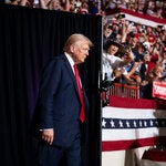 Former President Donald J. Trump at a campaign rally at the New Holland Arena in Harrisburg, Pa., late last month.