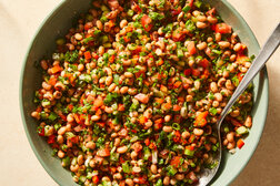 Image for Saladu Nebbe (Black-Eyed Pea Salad With Tomatoes and Cucumbers)