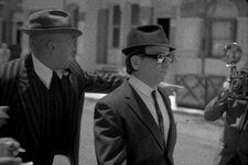 Chris Pinto as the mob boss Sam Giancana in “Mafia Spies,” a docuseries that makes heavy use of historical re-enactments.