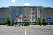 The United Center in Chicago, where Democrats will gather for their convention next week.