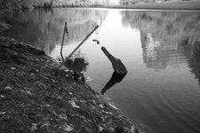 A crocodile investigating freshly set baits at dusk, captured by a remote camera in Australia’s remote Kimberley region.