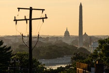 Looking toward Washington from Arlington, Va. during an intense heat wave last month.