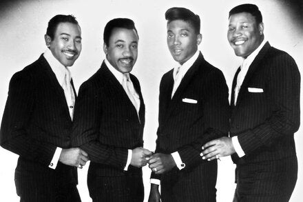 Maurice Williams, second from left, and the Zodiacs in 1960, the year the group’s recording of his song “Stay” reached No. 1. “I thought the Top 10 was big,” he later said. “But when we hit No. 1, oh man, we were superstars.” 