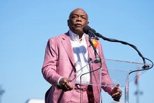 Willie Brown, the former mayor of San Francisco, has threatened to sue former President Donald J. Trump for slander and defamation over a concocted helicopter story.