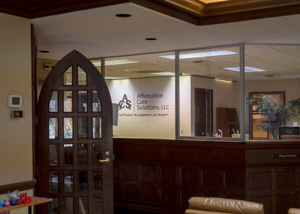 The interior of the entrance of Affirmative Care Solutions. 